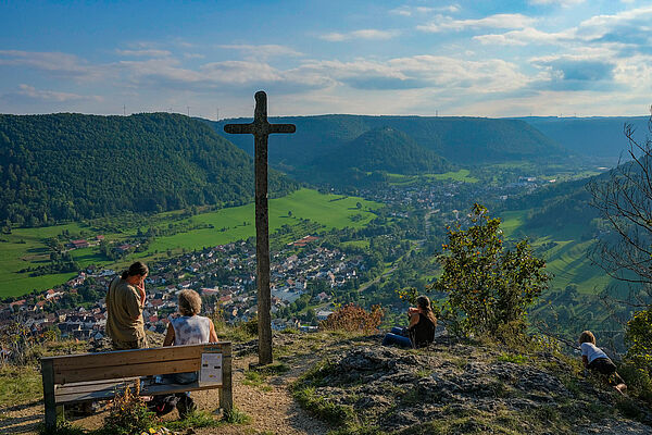 Ausblick beim Wandercoaching vom Albtrauf
